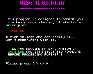 Understand Electricity